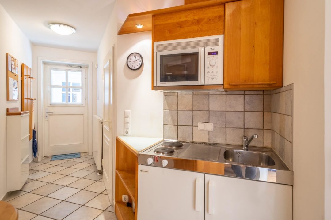 Küchenzeile im Appartement Erdgeschoss