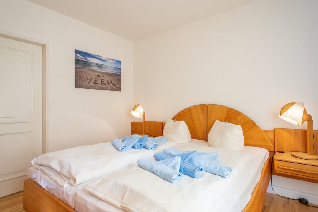 Schlafzimmer im Appartement Erdgeschoss