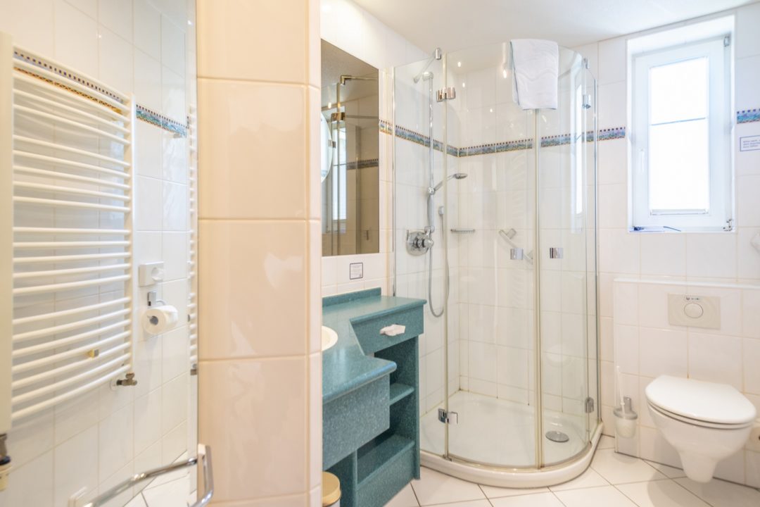 Duschbad im Appartement Obergeschoss