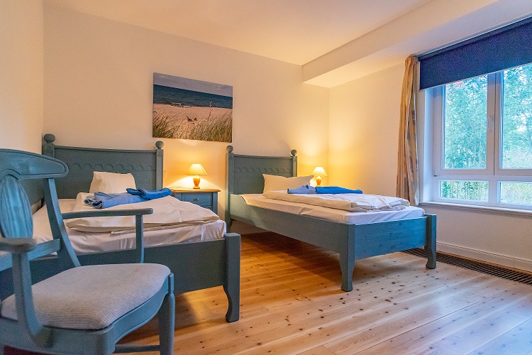 Zweites Schlafzimmer der Ferienwohnung Obergeschoss